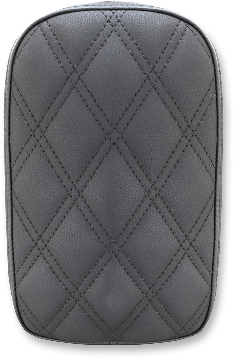 SADDLEMEN Detachable Pillion Pad - Lattice Stitched - Black SA1022