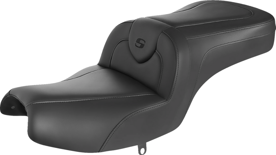 SADDLEMEN RoadSofa Seat - without Backrest - Black w/ Black Stitching - Challenger '20-'22 I20-06-187