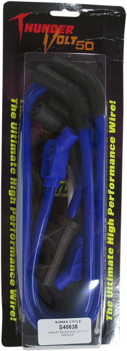 SUMAX 10.4 mm Spark Plug Wire - Blue 40638