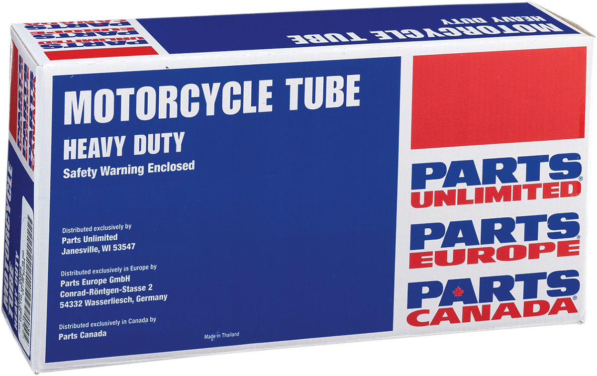 Parts Unlimited Inner Tube - Heavy Duty - 19" - Tr-4 - Center/Side Metal Valve B20068