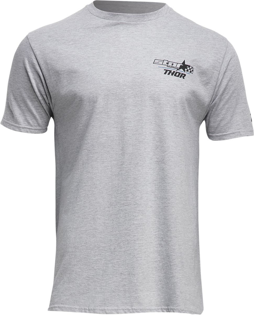 THOR Star Racing Champ T-Shirt - Heather Gray - Large 3070-1150