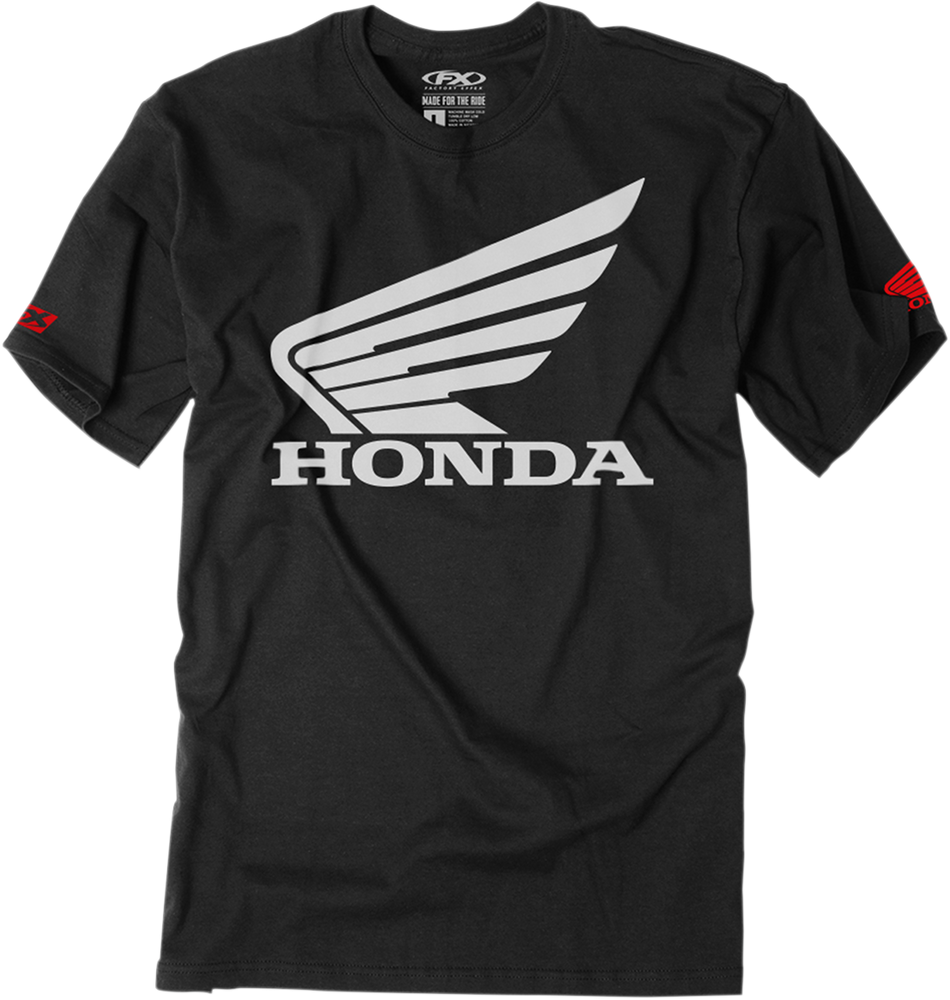 FACTORY EFFEX Youth Honda Big Wing T-Shirt - Black - Medium 21-83322