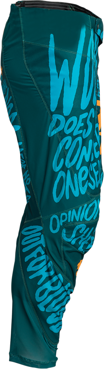 THOR Youth Pulse Counting Sheep Pants - Teal/Tangerine - 26 2903-2083