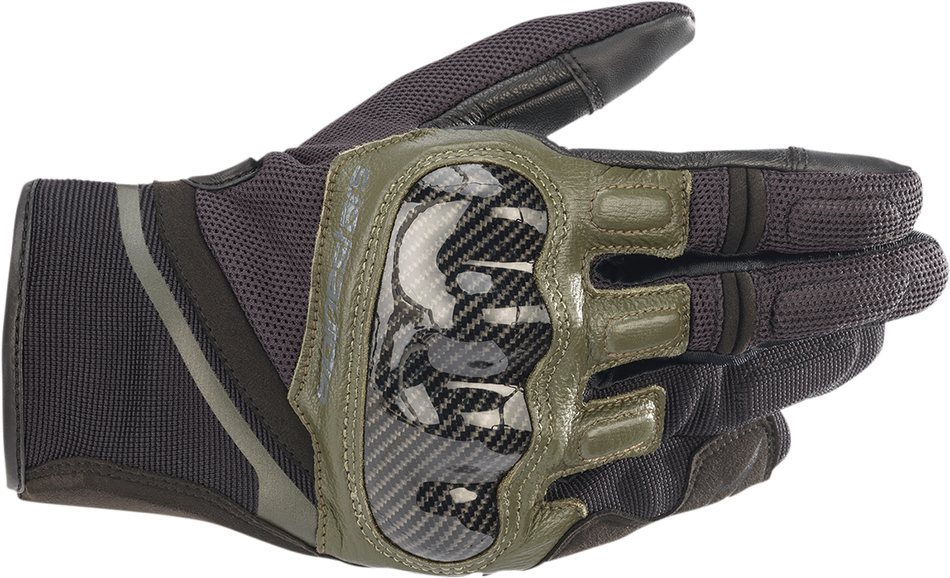 ALPINESTARS Chrome Gloves - Black/Forest - Small 3568721-1681-S