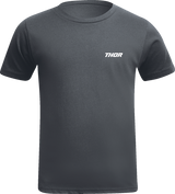 THOR Youth Whip T-Shirt - Charcoal - Large 3032-3600