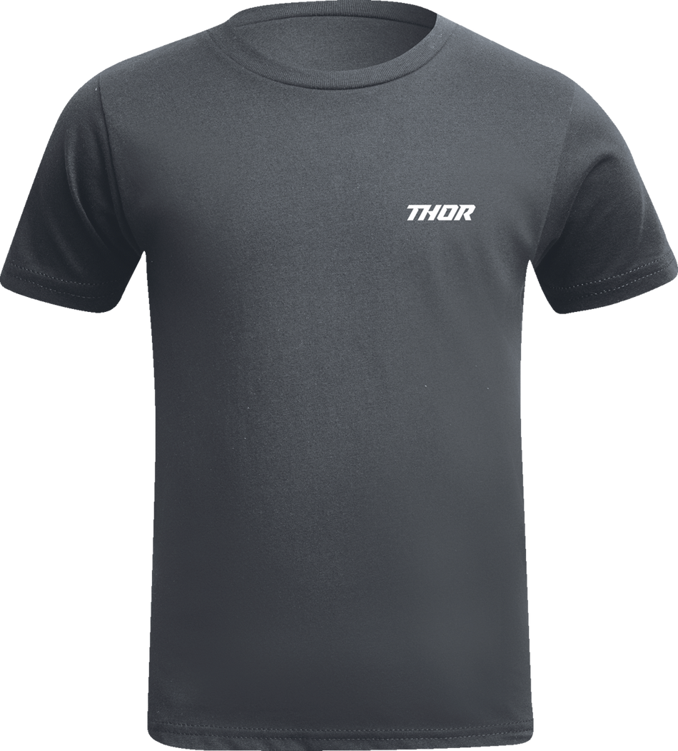 THOR Youth Whip T-Shirt - Charcoal - XS 3032-3597