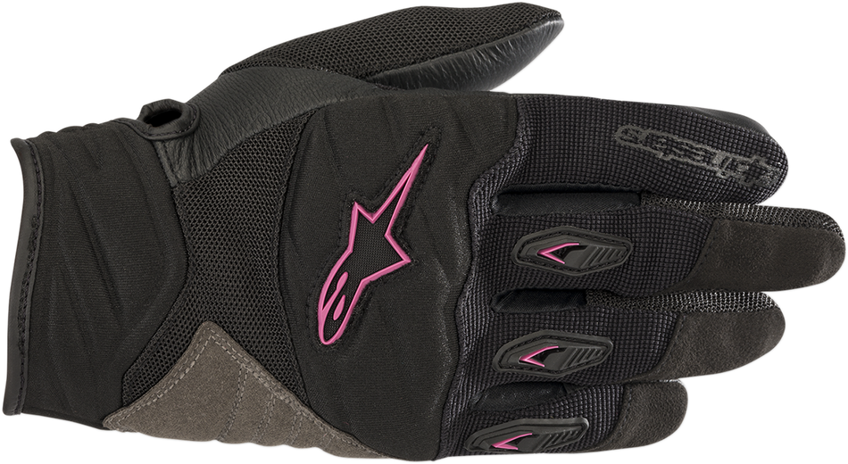 ALPINESTARS Stella Shore Gloves - Black/Fuchsia - Small 3516318-1039-S