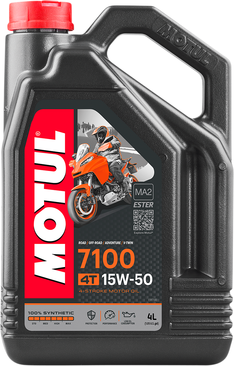 MOTUL 7100 4T Synthetic Oil - 15W-50 - 4L 104299