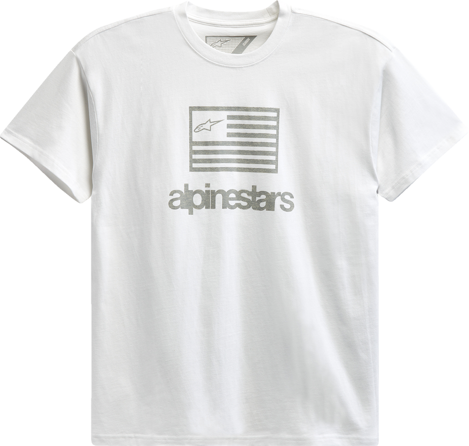 ALPINESTARS Flag T-Shirt - White - Large 12137262020L