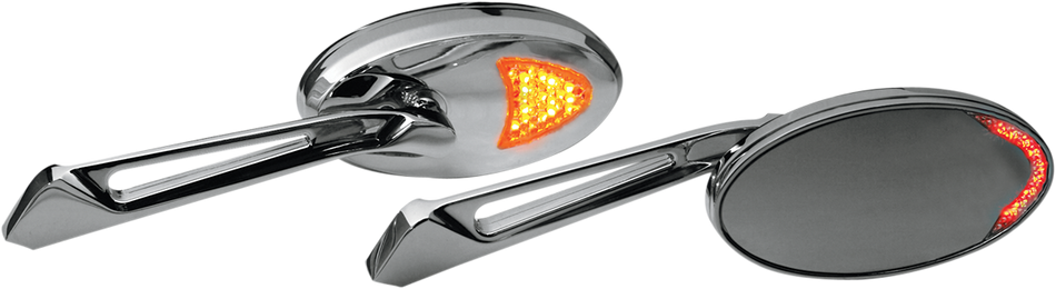 RIVCO PRODUCTS Universal LED Lighted Mirrors - Chrome MIRLED