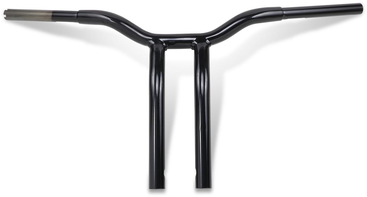 LA CHOPPERS Handlebar - Kage Fighter - One Piece - Bent - 14" - Black LA-7338-14B