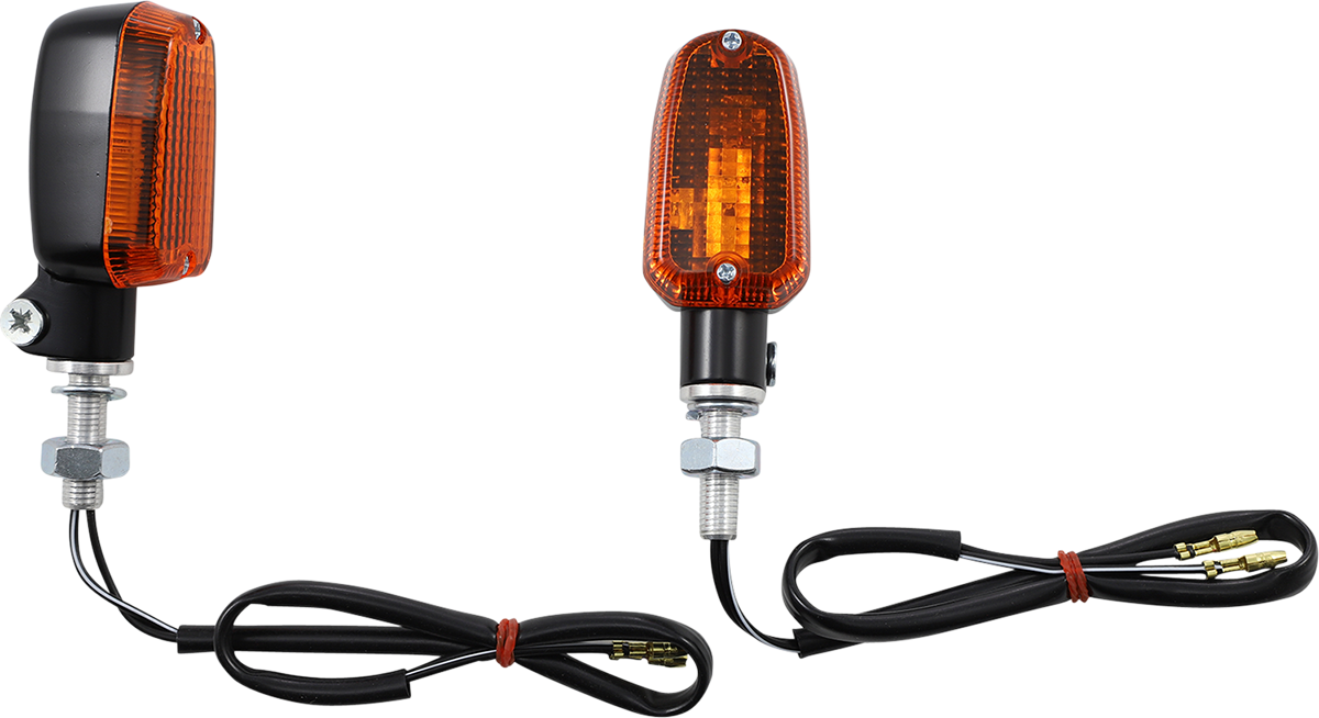 K&S TECHNOLOGIES Marker Light - Single Filament - Black/Amber 25-8300BK