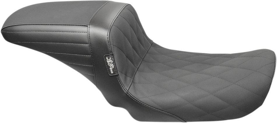 LE PERA Kickflip Seat - Diamond w/ Gripp Tape - Black - FXD '06-'17 LK-591DMGP
