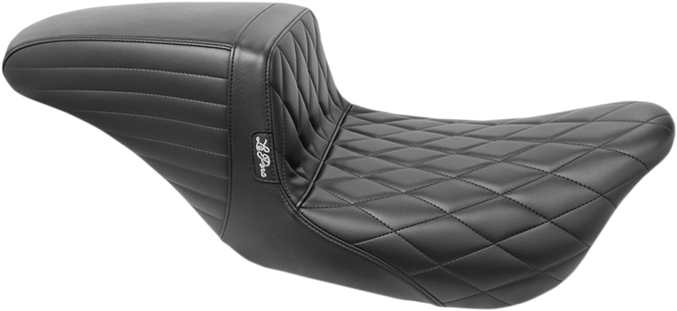 LE PERA Kickflip Seat - Diamond - Black - FL '08-'22 LK-597DM