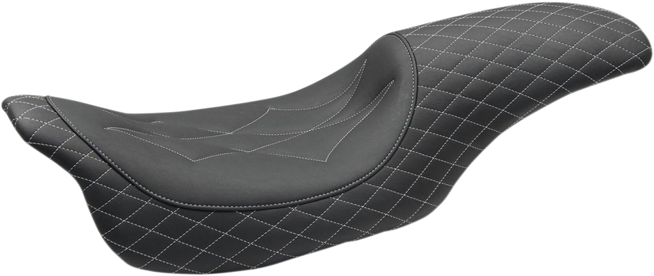 MUSTANG Revere Journey Seat - Diamond - Grey Stitched 74111GM
