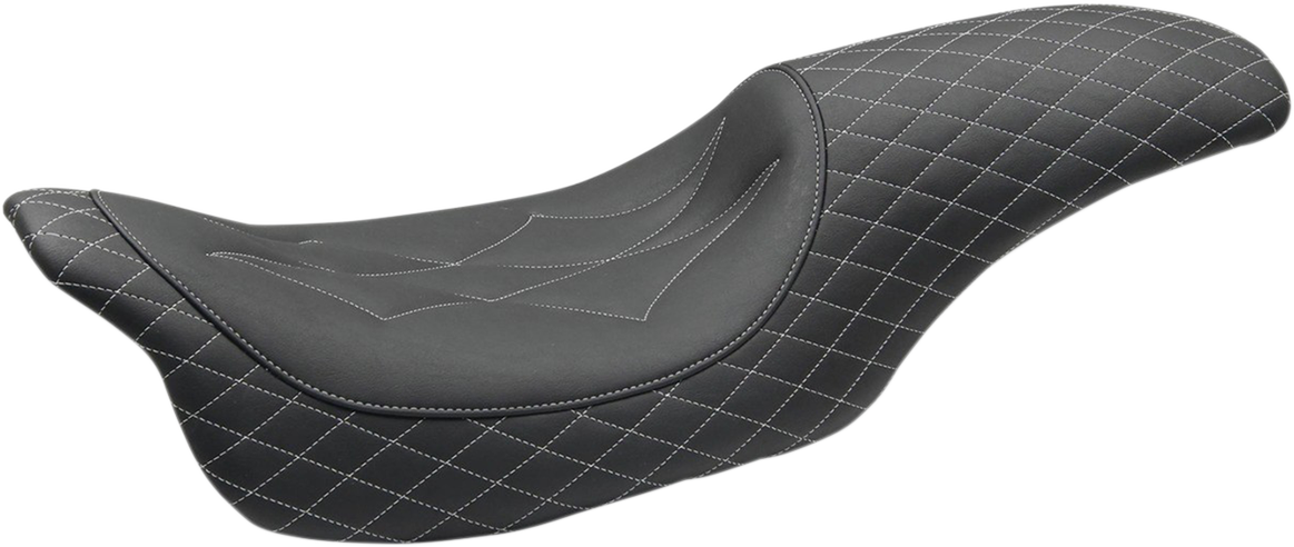 MUSTANG Revere Journey Seat - Diamond - Grey Stitched 74111GM