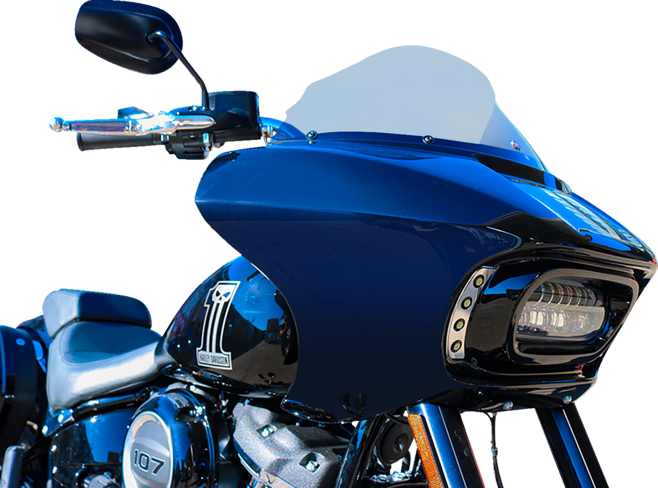 PAUL YAFFE BAGGER NATION Sharknado® Fairing - 9" Windshield - Harley Davidson PYO:SFK-SG-9