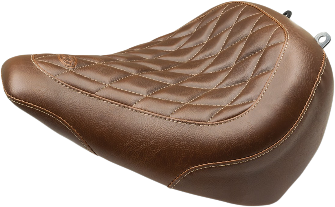 MUSTANG Seat - Wide Tripper Solo - without Backrest - Diamond - Brown 83059