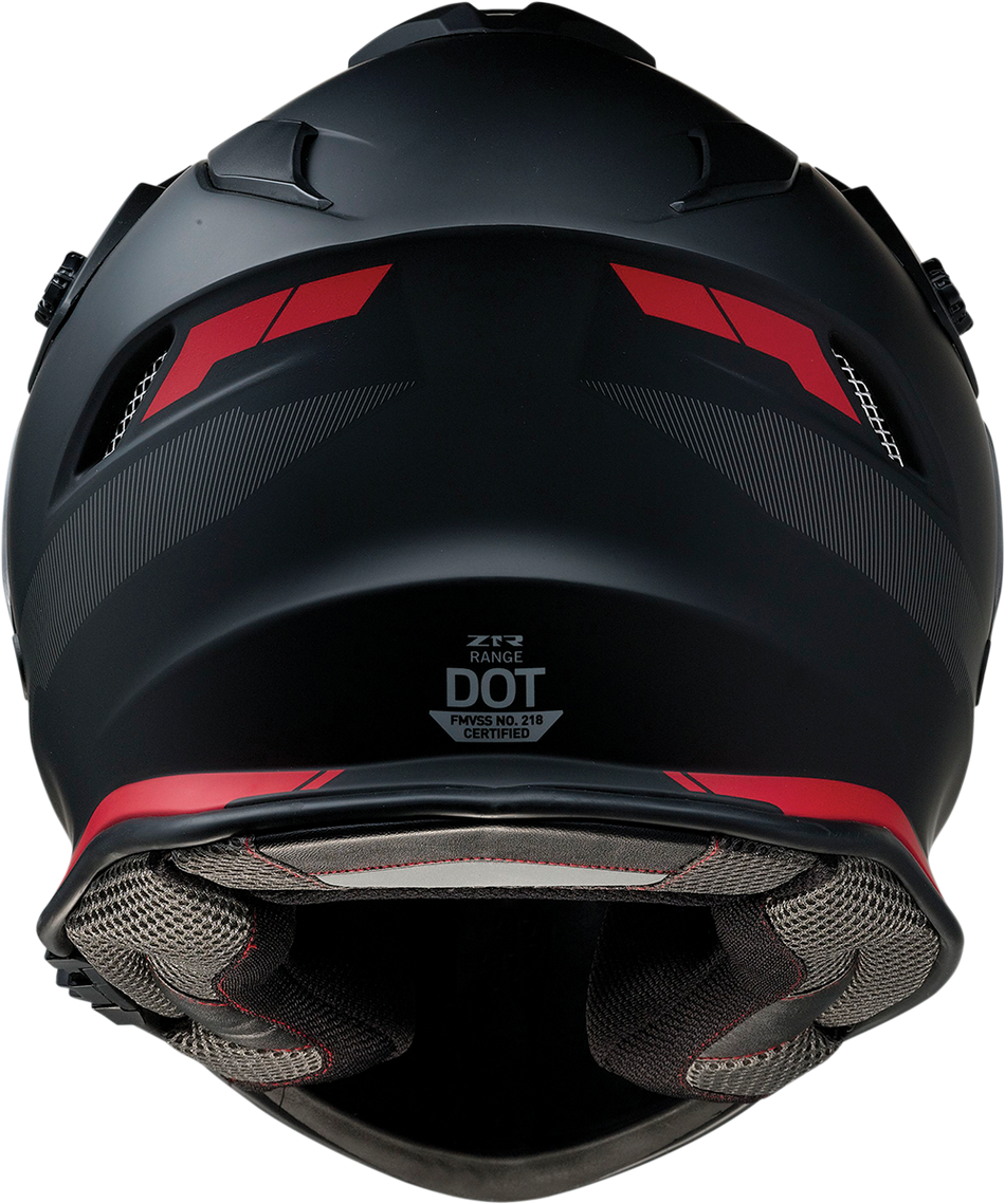 Z1R Range Helmet - Uptake - Black/Red - Large 0140-0016