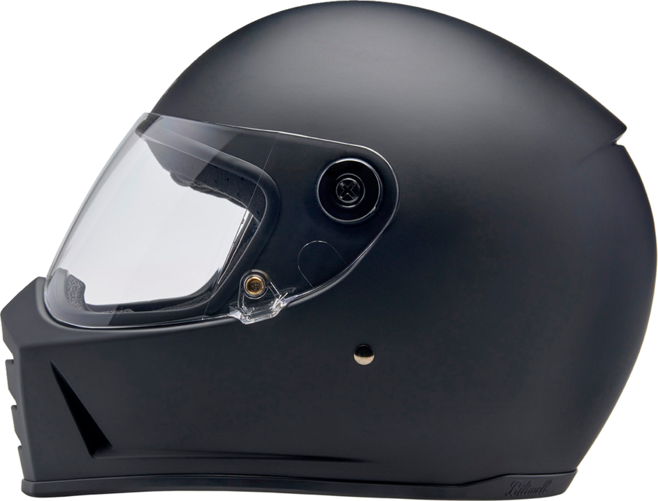 BILTWELL Lane Splitter Helmet - Flat Black - Small 1004-201-502