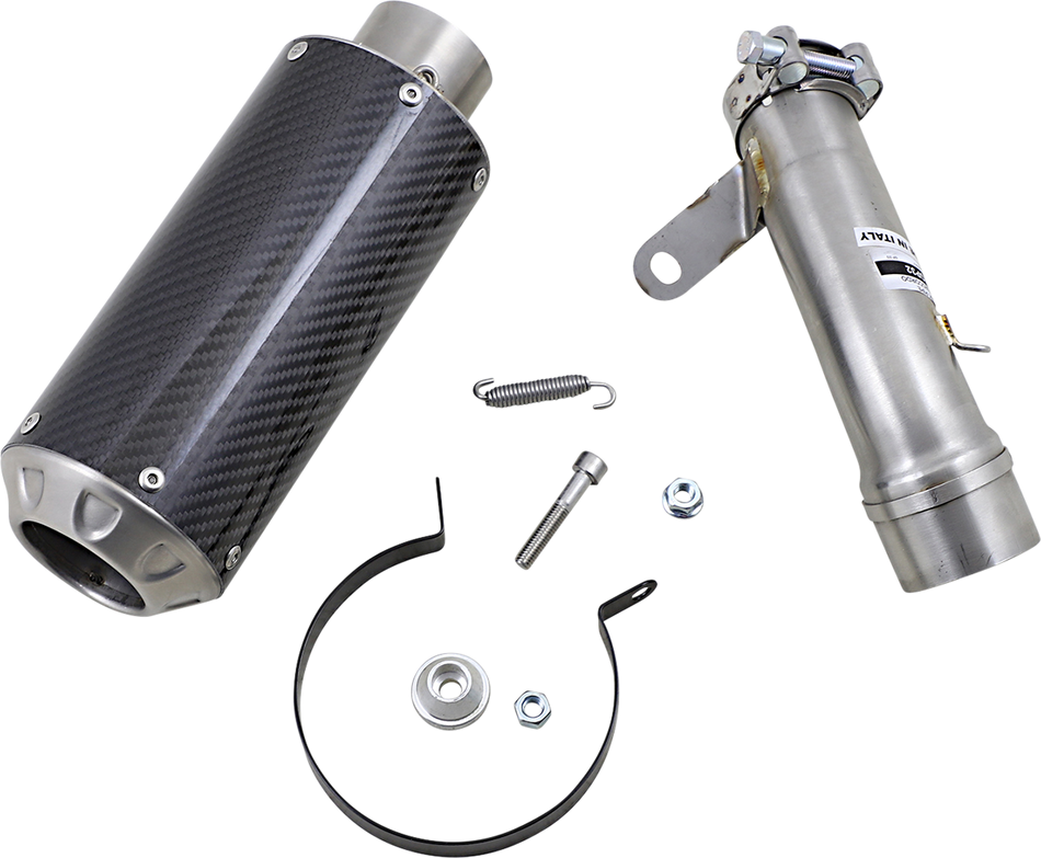 MGP Full Exhaust System with Carbon Muffler 61502-2404