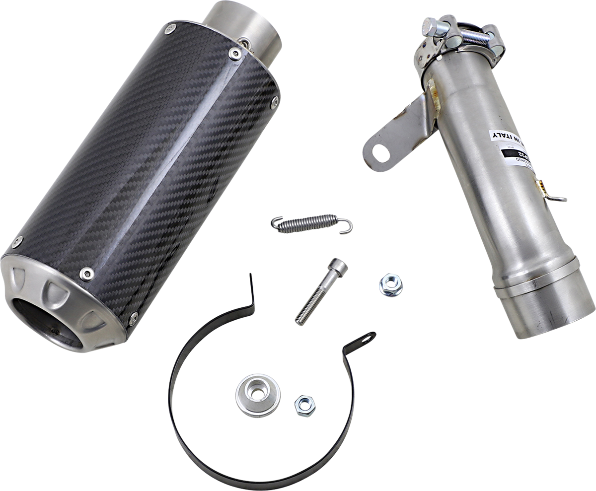 MGP Full Exhaust System with Carbon Muffler 61502-2404