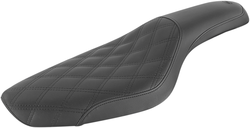 SADDLEMEN Profiler Seat - Front Lattice/Rear Smooth - Black - XL 879-03-149