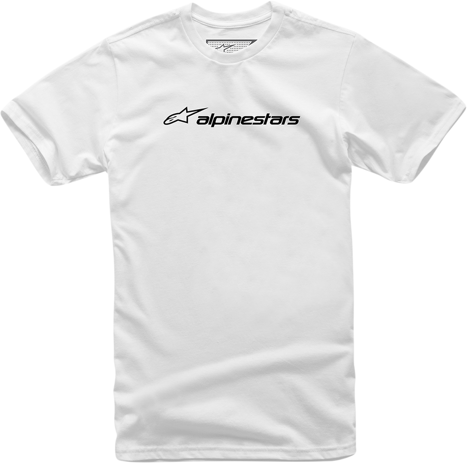 ALPINESTARS Linear T-Shirt - White/Black - Medium 1211720242010M