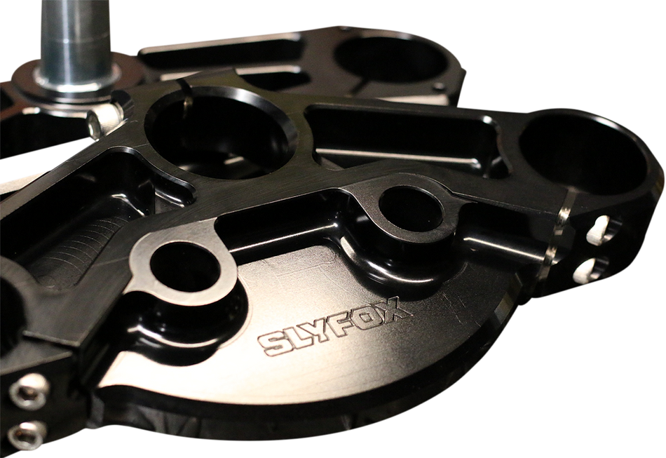 SLYFOX 49 mm Triple Clamps - Black Anodized SF14TK-2