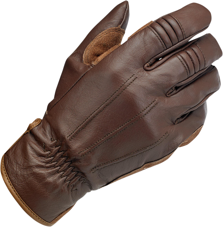 BILTWELL Work Gloves - Chocolate/Suede - XS 1503-0202-001