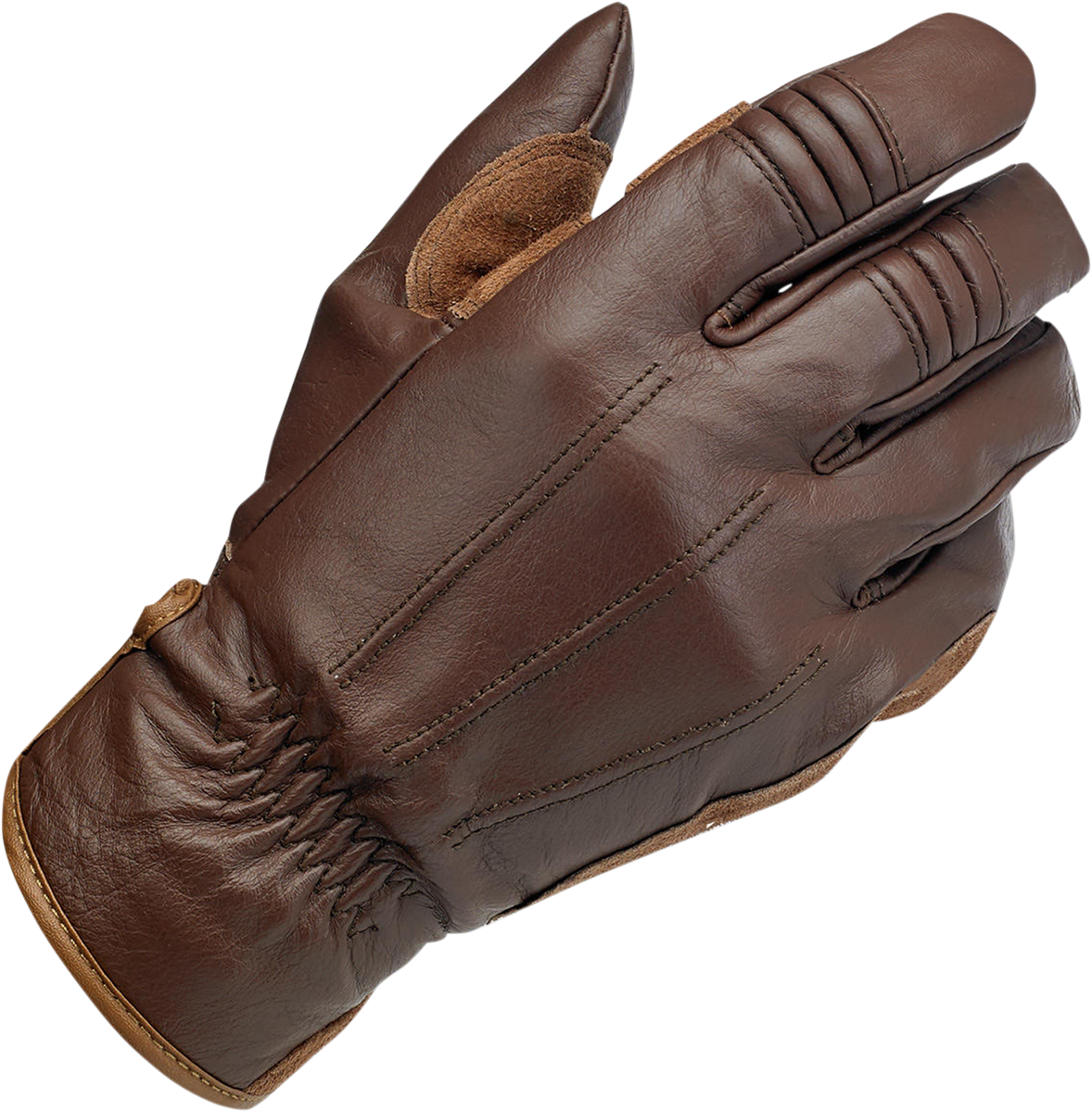 BILTWELL Work Gloves - Chocolate/Suede - XS 1503-0202-001