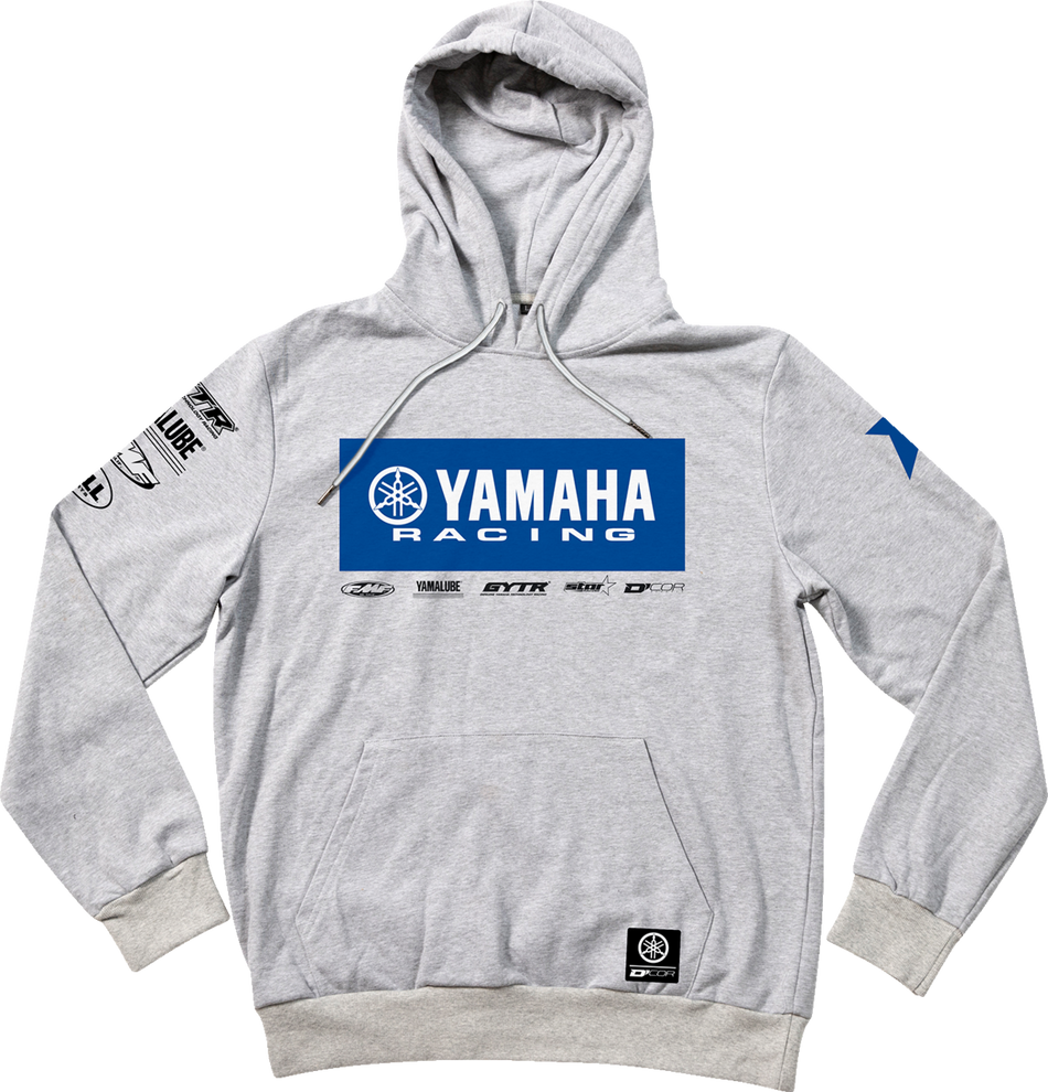D'COR VISUALS Yamaha Race Sweatshirt - Gray - Medium 85-205-2