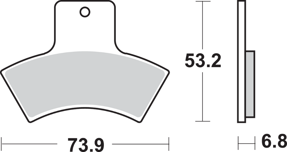 SBS Off-Road Sintered Brake Pads - Polaris 755SI