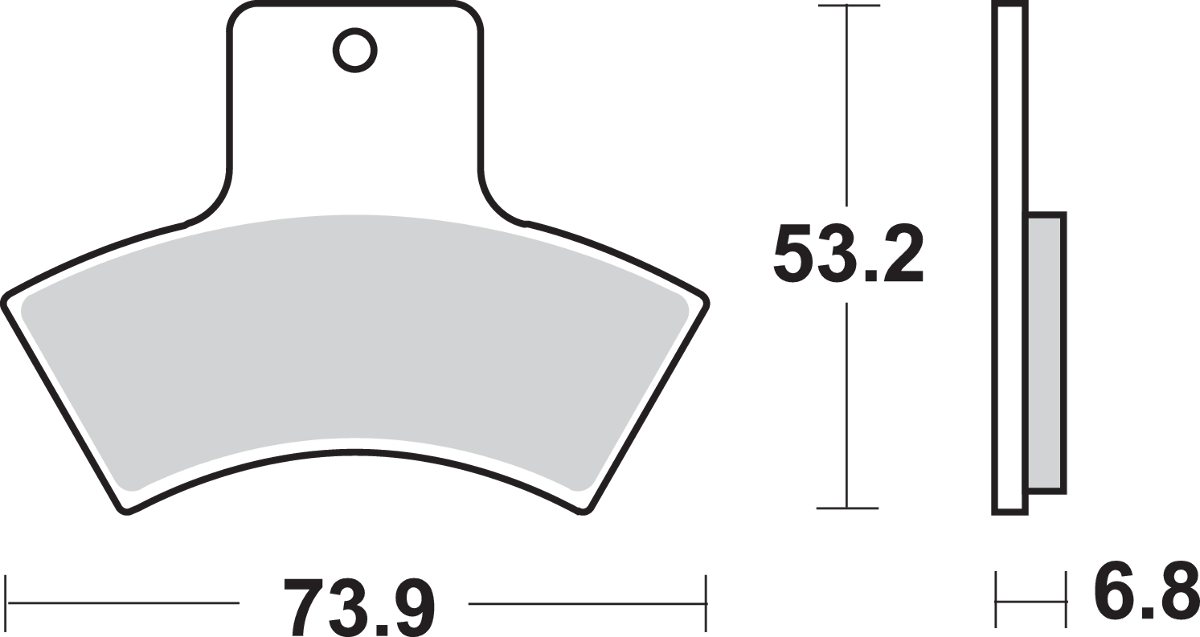 SBS Off-Road Sintered Brake Pads - Polaris 755SI