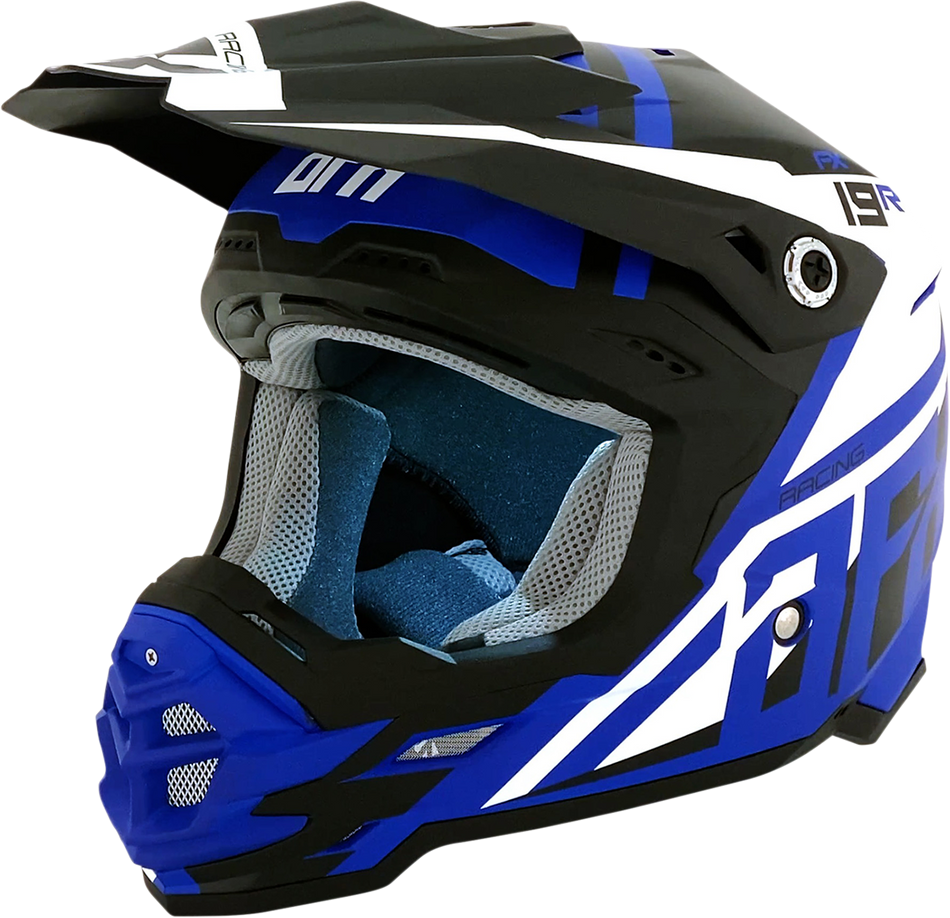 AFX FX-19R Helmet - Racing - Matte Blue - Large 0110-7070