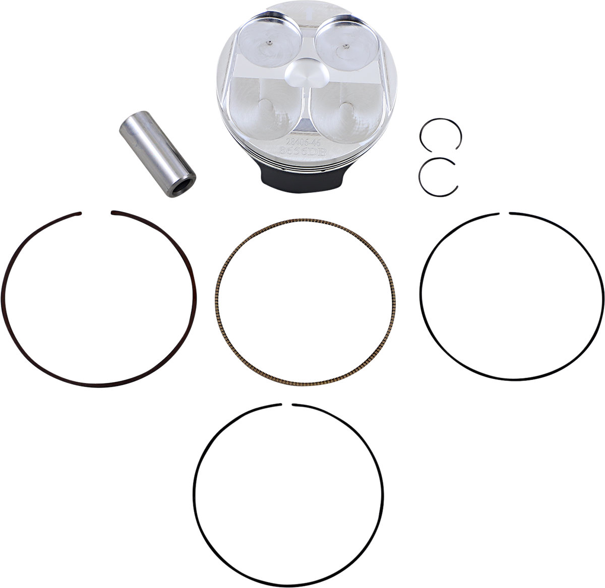 WOSSNER Piston Kit - CRF250 R/X - 77.97 mm 8656DB