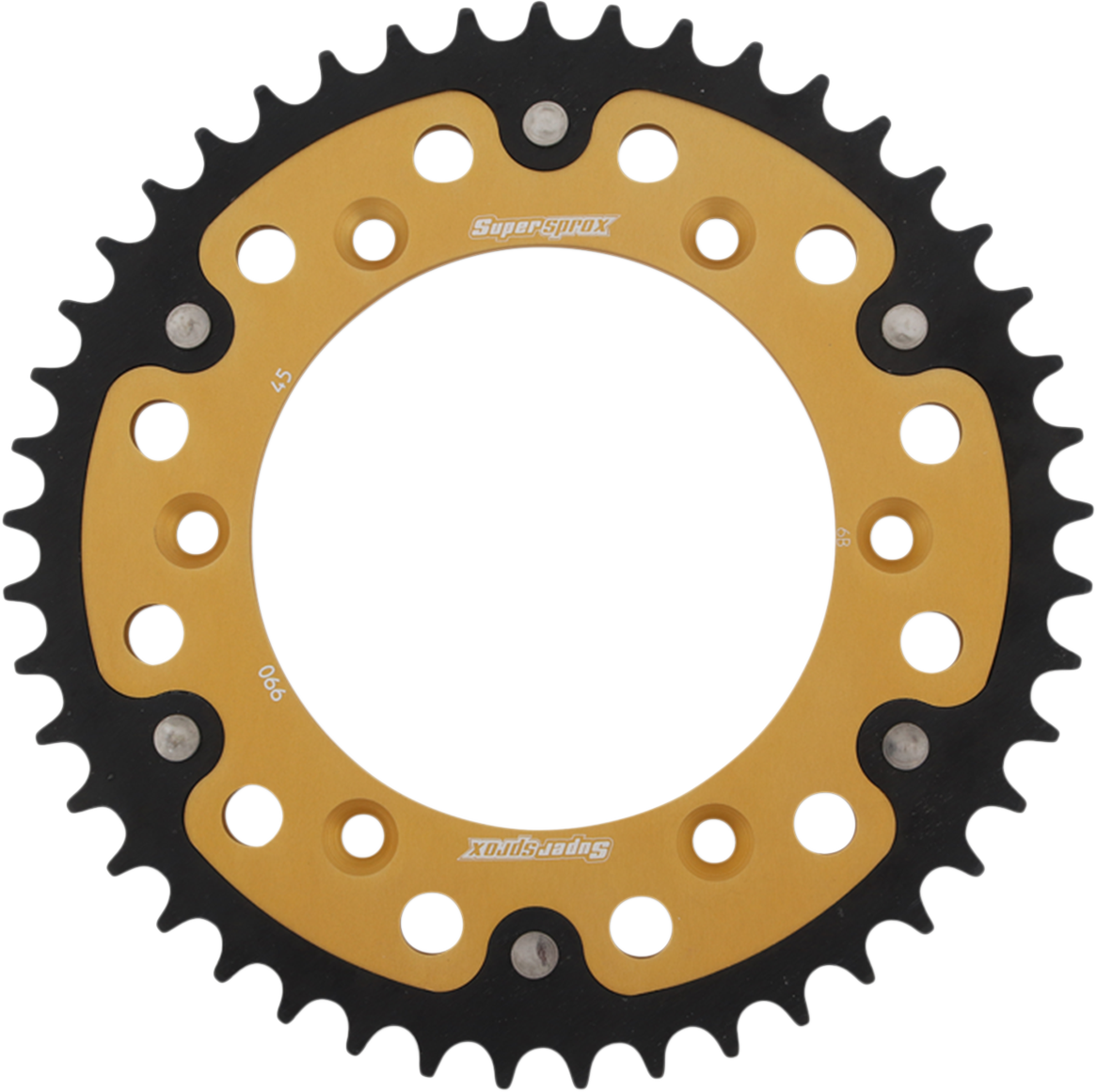 SUPERSPROX Stealth Rear Sprocket - 45 Tooth - Gold - Husaberg/Husqvarna/KTM RST-990-45-GLD