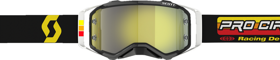 SCOTT Pro Circuit Prospect Goggles - Black/White - Yellow 285540-1007289