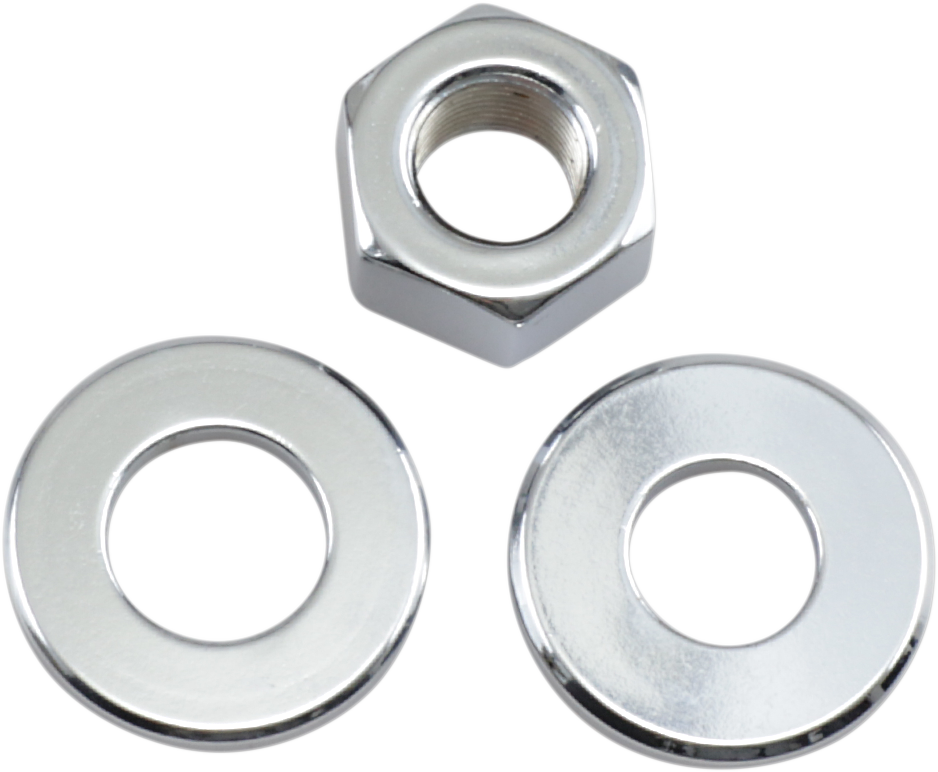 COLONY Rear Axle Nut/Washer - Kit - Big Twins '73-'96/XL '79-'96 8715-4