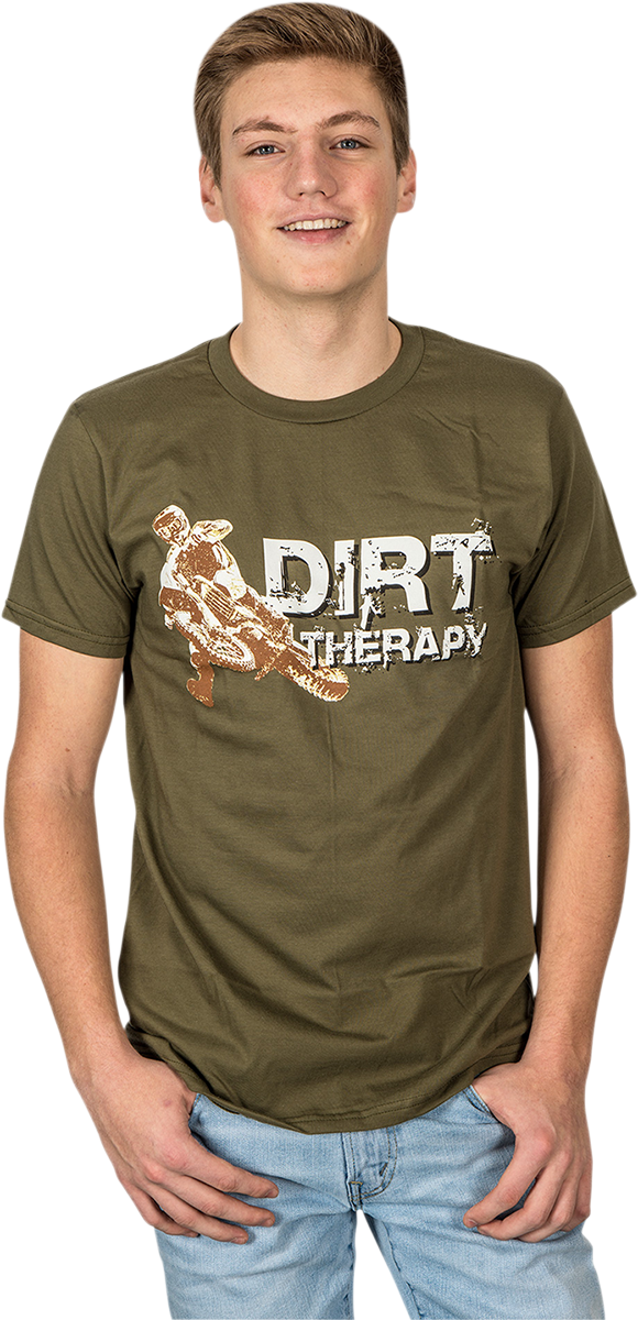 TECMATE Optimate Dirt Therapy T-Shirt - Military Green - Medium TA-238MG