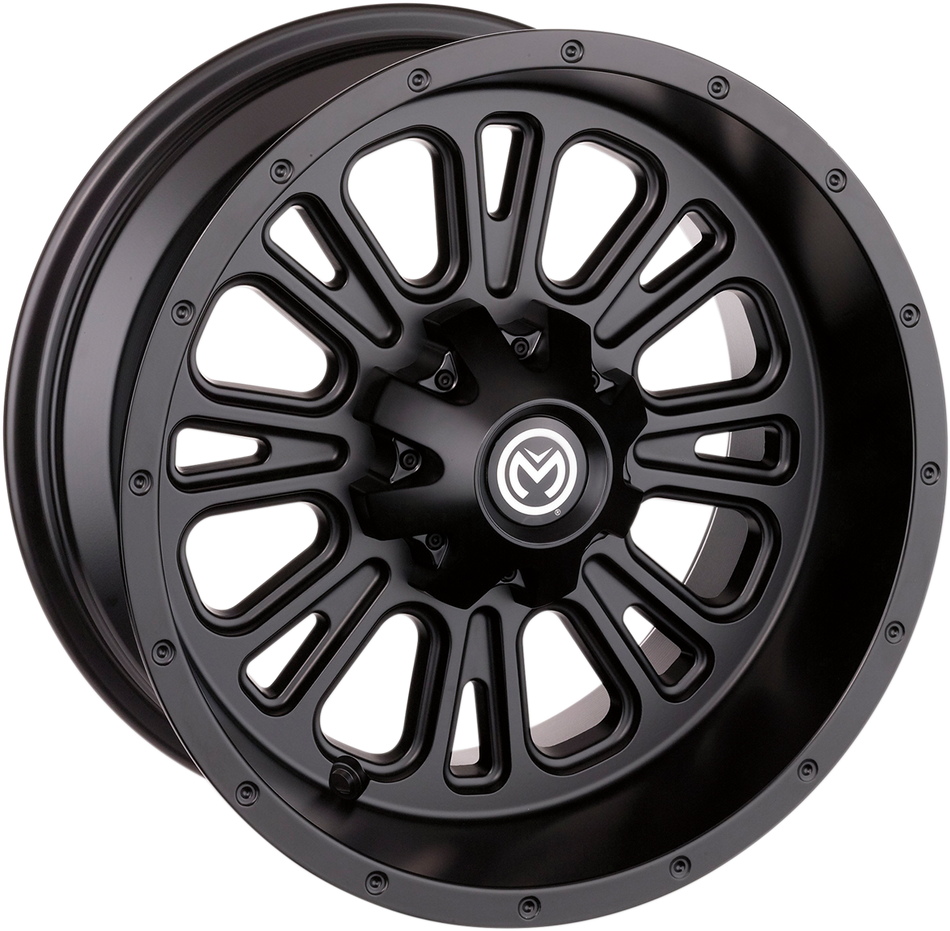 MOOSE UTILITY Wheel - 399X - Rear - Black - 12x8 - 4/136 - 4+4 399MO128136MB4