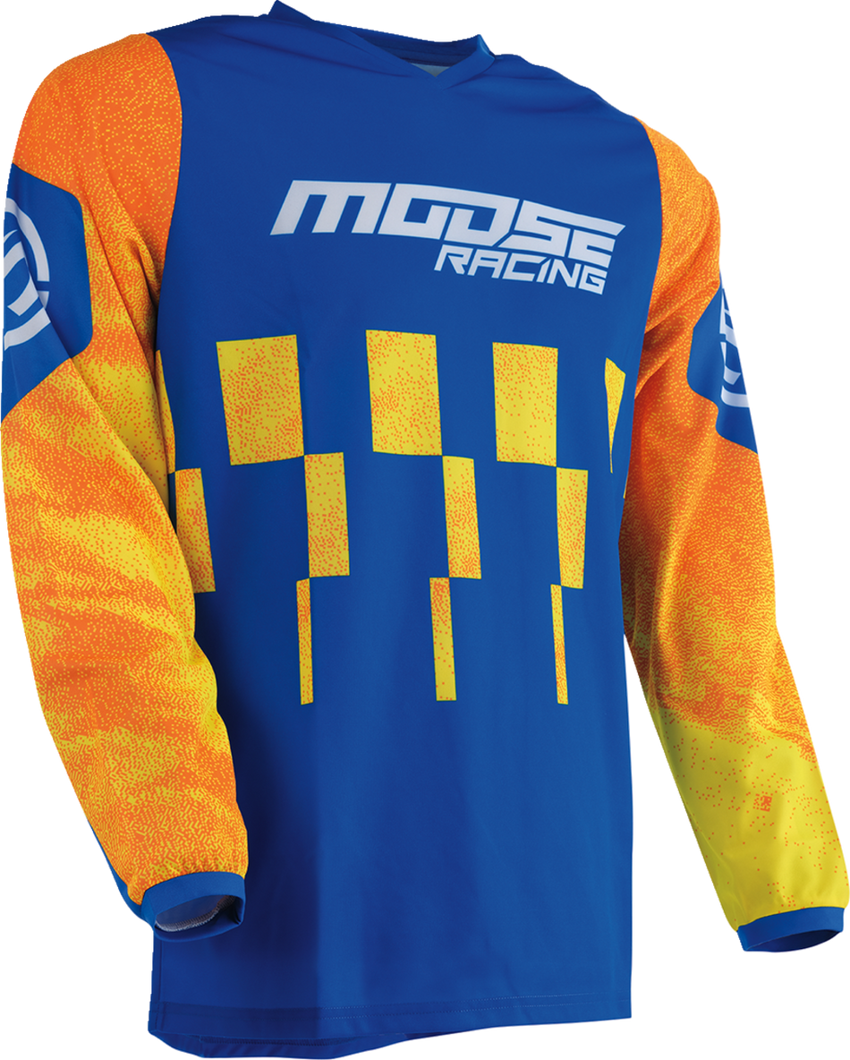 MOOSE RACING Qualifier Jersey - Orange/Blue - Large 2910-7528