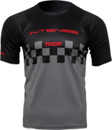 THOR Intense Chex Jersey - Black/Gray - XS 5120-0144