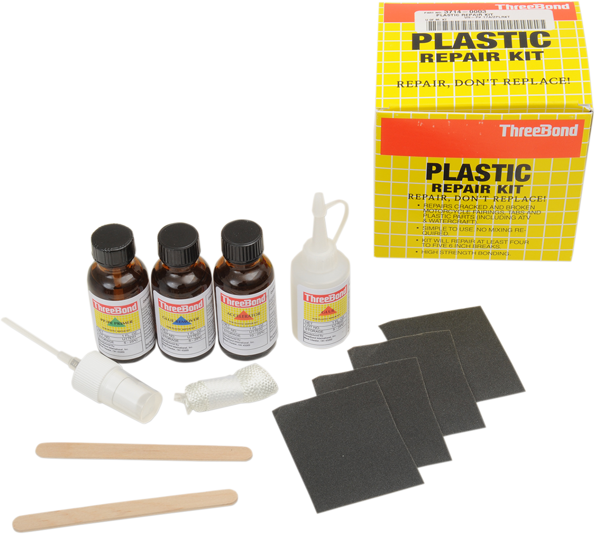 THREEBOND Plastic Repair Kit 17A/ZPLRKT