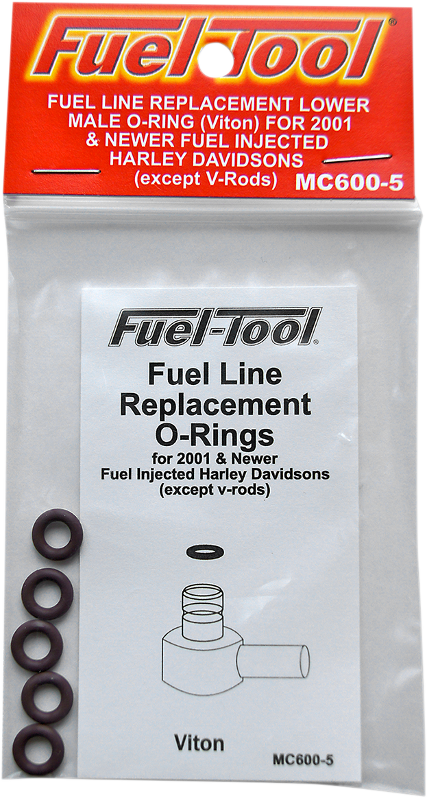 FUEL-TOOL Fuel Line O-Ring - 5-Pack MC600-5
