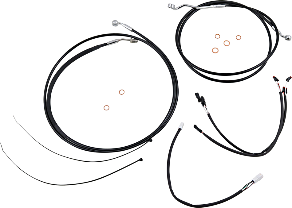 MAGNUM Control Cable Kit - XR - Black/Chrome 489882