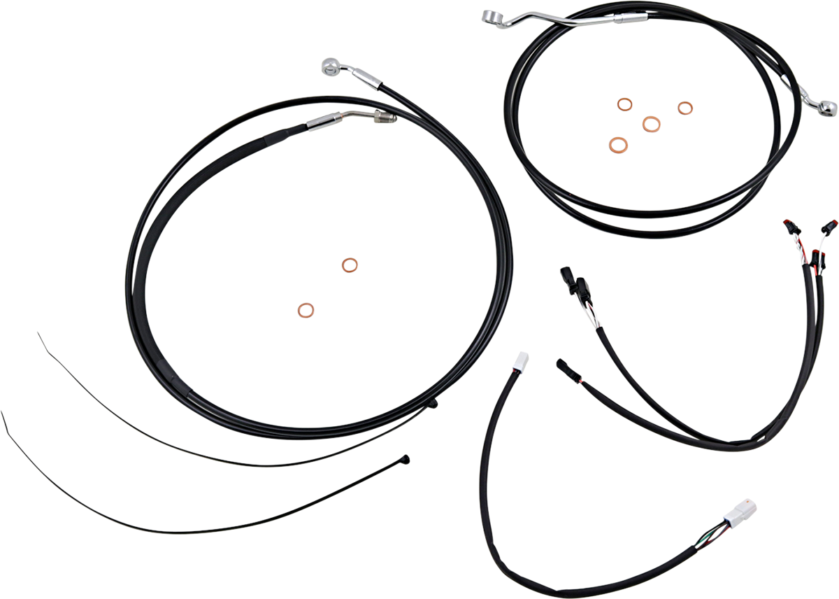 MAGNUM Control Cable Kit - XR - Black/Chrome 489882