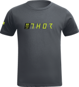 THOR Youth Tech T-Shirt - Charcoal - XS 3032-3587