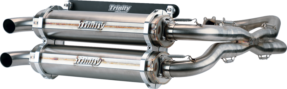 TRINITY RACING Stainless Steel Exhaust System RZR XP 1000 FULL SYSTEMTR-4119D-SS