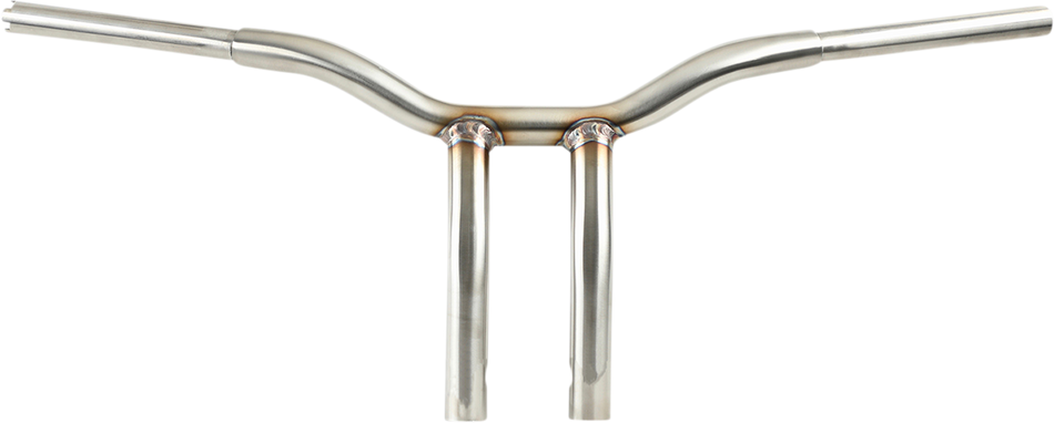 LA CHOPPERS Handlebar - Kage Fighter - One Piece - Bent - 10" - Stainless Steel LA-7338-10SS